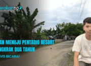 Jalan Menuju Pentadio Resort Mangkrak Dua Tahun, Fikri Abdullah: “Jangan Sampai Anggaran Habis, Jalan Tetap Begitu-Begitu Saja!”