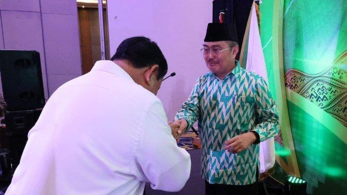 Prof Jimly Asshiddiqie dan Presiden Prabowo Subianto. Dokumen: Gerakan.co