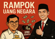 Kelakuan seorang anggota DPRD Provinsi Gorontalo dari Fraksi PDIP berinisial Wahyudin Moridu (WM)