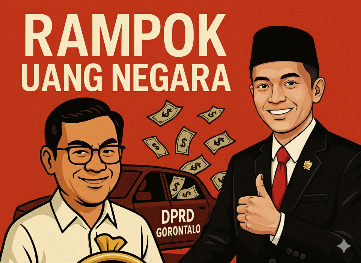 Kelakuan seorang anggota DPRD Provinsi Gorontalo dari Fraksi PDIP berinisial Wahyudin Moridu (WM)