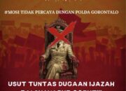 Senin Gorontalo Memanas: Mahasiswa Turun Jalan Desak Penuntasan Kasus Ijazah Wabup!