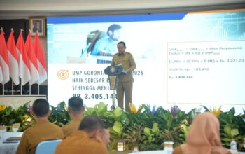 UMP Gorontalo 2026 Tembus Rp 3,4 Juta! Resmi Naik 5,7 Persen, Gubernur Tegaskan Di Atas Kebutuhan Hidup Layak